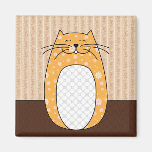'Orange Cat' Magnet