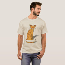 Orange Cat, Men T- shirt 