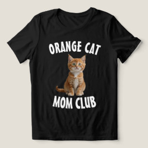 ORANGE CAT MOM GINGER CAT CLUB T-SHIRT Tri-Blend SHIRT