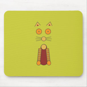 Orange CAT Mouse Mat