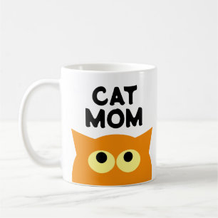 Orange Cat Mum coffee mug gift for pet owner
