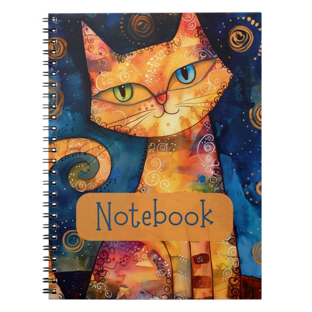 Orange Cat Notebook (Front)