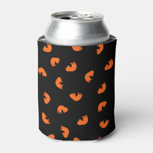 Orange Cat Pattern Can Cooler