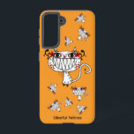 Orange Cat Phone Case Galaxy – Gleeful Felines<br><div class="desc">Add cheerful feline charm to your Samsung Galaxy with the Orange Cat Phone Case – Gleeful Felines! Featuring happy, whimsical cat illustrations on a bright orange background, this case is perfect for cat lovers who enjoy playful, joyful, and eye-catching phone accessories. Designed for durability and everyday use, this Galaxy case...</div>