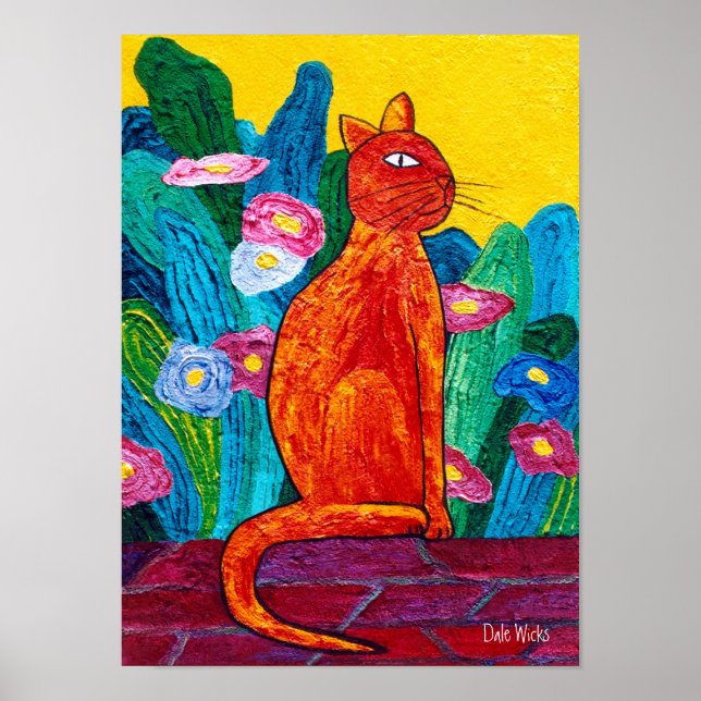 Orange Cat Poster (Front)