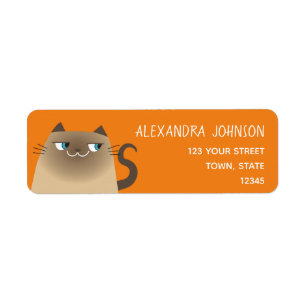 Orange Cat Return Address