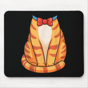Orange Cat Shirt Adult Kids Men Women Tabby Cat Co Mouse Mat