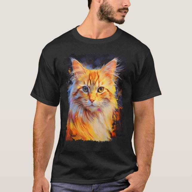 Orange Cat T-Shirt (Front)