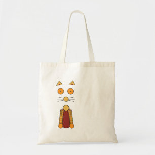 Orange CAT Tote Bag