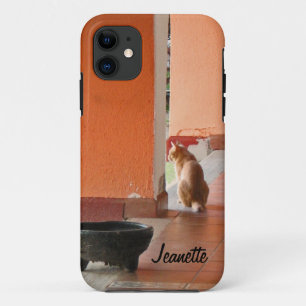 Orange Cat with Attitude, El Gato iPhone 11 Case