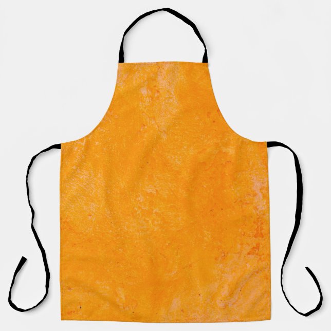 Orange cement surface,  abstract pattern backgroun apron (Front)