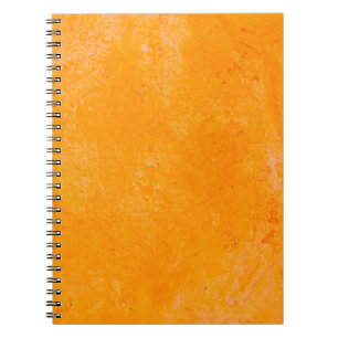 Orange cement surface, abstract pattern backgroun notebook