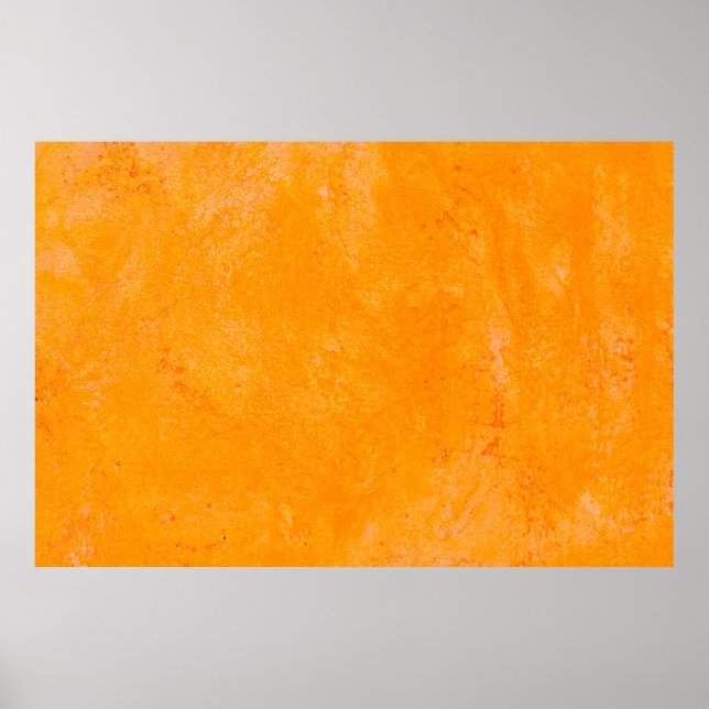 Orange cement surface,  abstract pattern backgroun poster (Front)