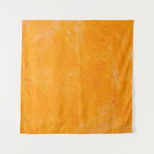 Orange cement surface, abstract pattern backgroun tapestry
