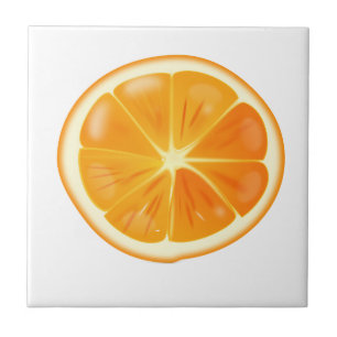 Orange Ceramic Tile