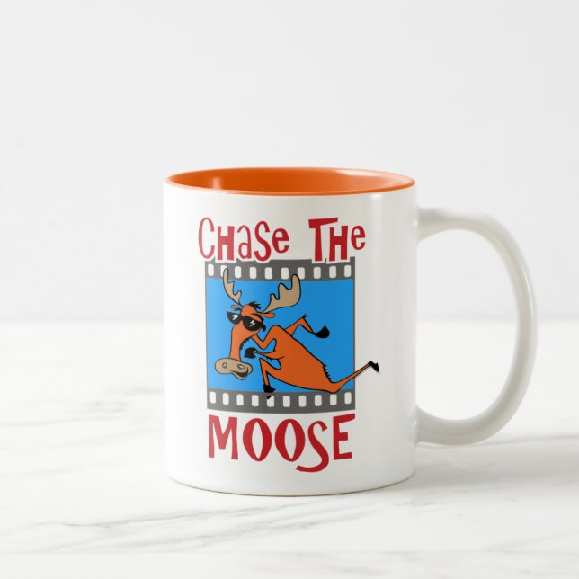 Orange Chase the Moose Mug (Right)