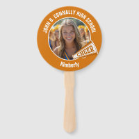 Orange Cheerleader Photo High School Parent