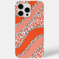 Orange Cheetah Print