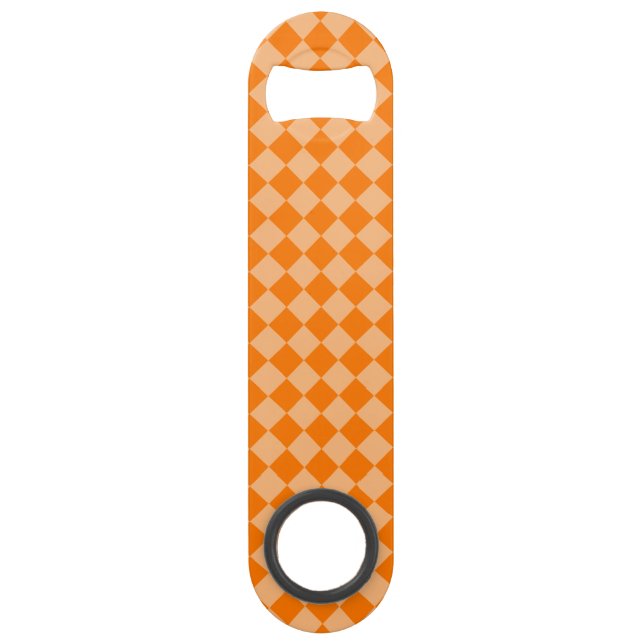 Orange Chequered Diamond Pattern (Front)