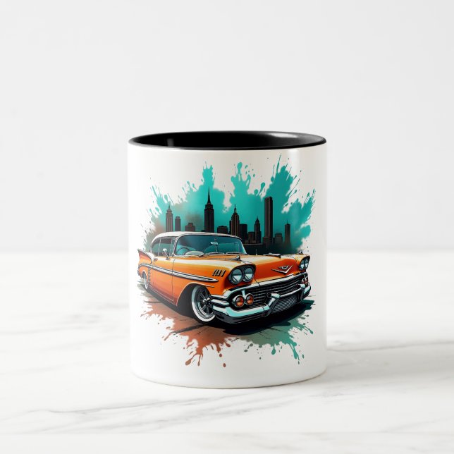 Orange Chevy Splash Mug (Center)