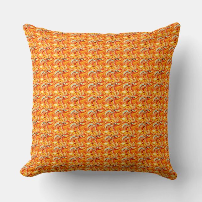 Orange chic cushion (Front)