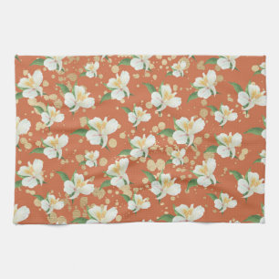 Orange Chicken Recipe Tea Towel