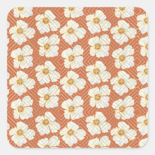 Orange Chicken Square Sticker