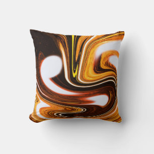 Orange chocolate cushion