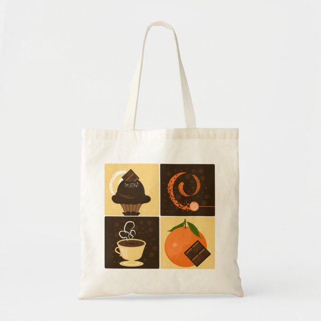 Orange Chocolate Tote Bag (Front)