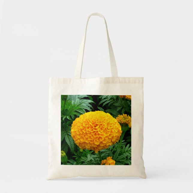 Orange Chrysanthemum Tote Bag (Front)