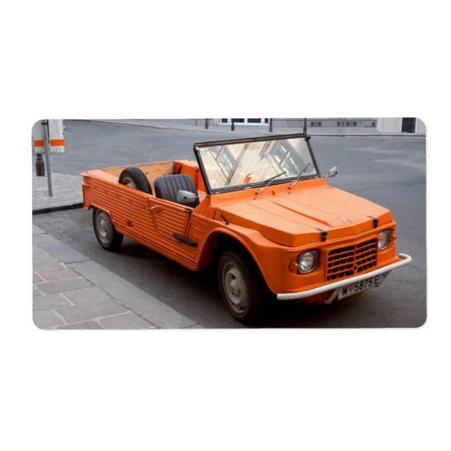 Orange Citroen Mehari (Front)