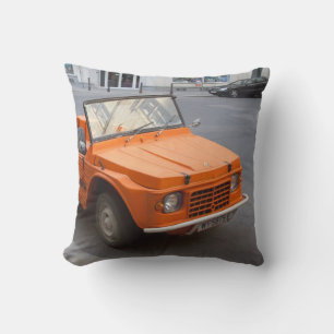 Orange Citroën Mehari Cushion