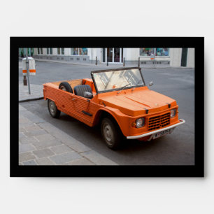 Orange Citroen Mehari Envelopes