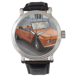 Orange Citroen Mehari Watch