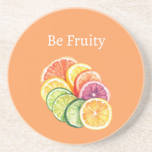 Orange Citrus Fruit Be Fruity Coaster