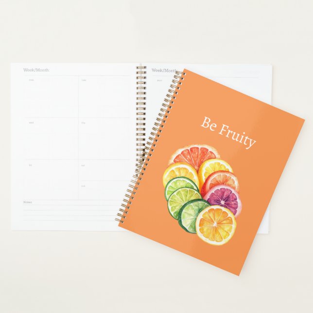 Orange Citrus Fruit Be Fruity Planner (Display)