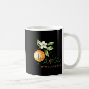 Orange Citrus Little Cutie Baby Shower Mama To Be Coffee Mug
