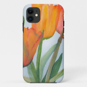Orange Citrus Tulips iPhone 11 Case