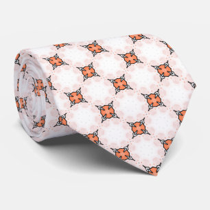 Orange Clamp Down Neck Tie