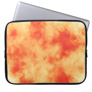 Orange Cloud Effect Electronics Bag
