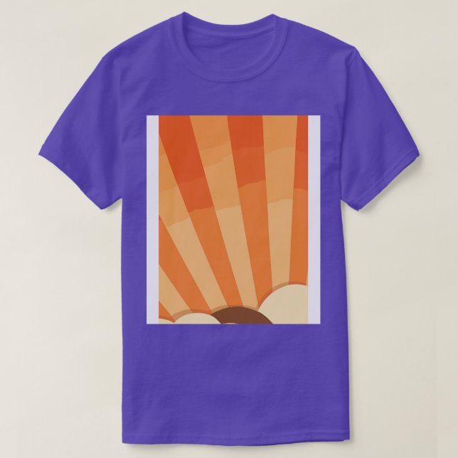 Orange Clouds 1 T-Shirt (Design Front)