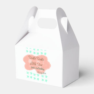 Orange clouds twinkle twinkle little stars green  favour box