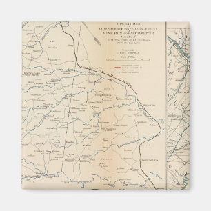 Orange Co, Va, Mine Run, Rapidan River Magnet