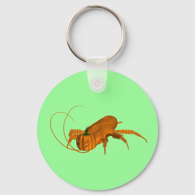 Orange Cockroach Key Ring (Front)