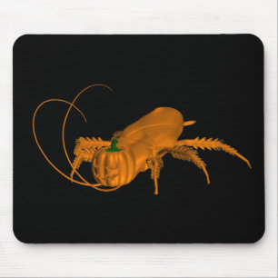 Orange Cockroach Mouse Mat