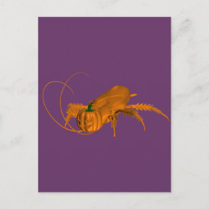 Orange Cockroach Postcard