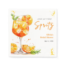 Orange Cocktail Love at First Spritz Bridal Shower