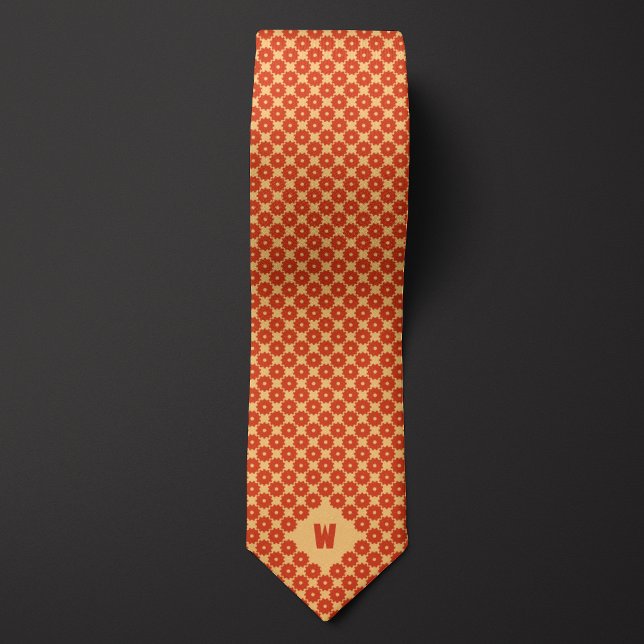 Orange Cog Casual Tie (Creator Uploaded)