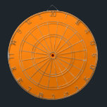 Orange Colour Customised Designer Dartboard<br><div class="desc">Orange Colour Customised Designer</div>
