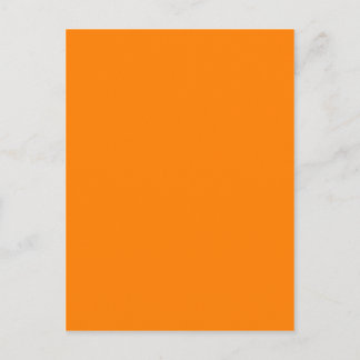 Orange Colour Customised Designer Postcard